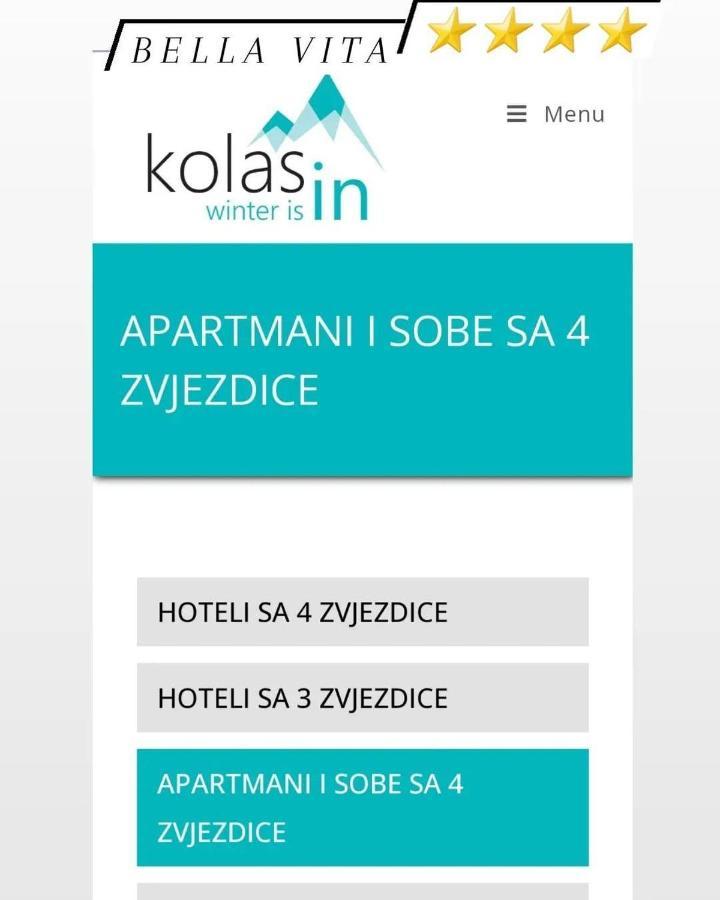 Apartman Bella Vita Kolašin Екстериор снимка